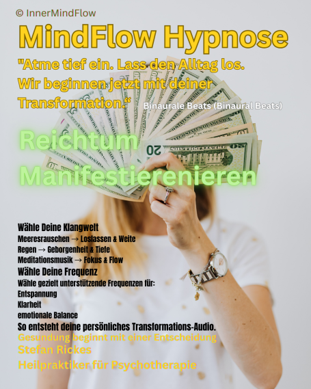 Motivation & Fokus aktivieren
Klare Gedanken. Starker Fokus. Neue Energie.
Diese Hypnose bringt dich in deine Umsetzungskraft.